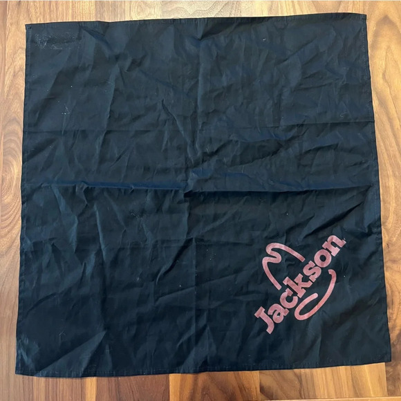Jackson Cowboy Hat Arby's Black Handkerchief Neckerchief - Picture 2 of 5